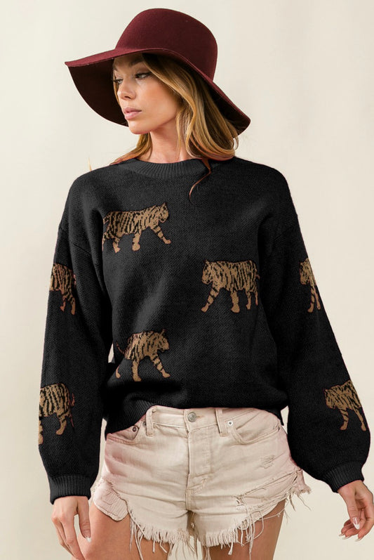 Get ‘em Tiger Sweater Top