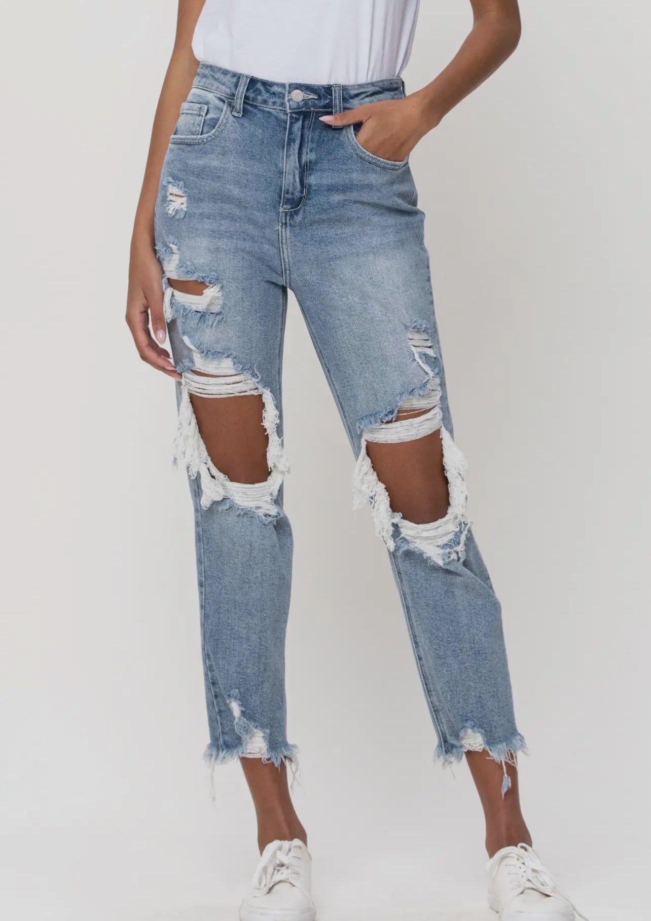 Crossroads Distressed Jeans